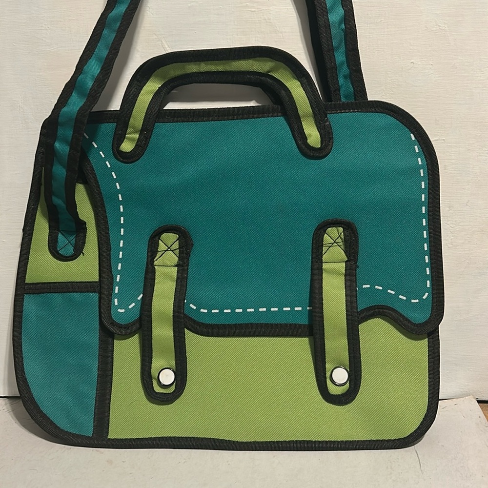 Super cute 2D messenger bag brief case